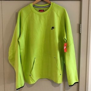 NEW Nike Men'sTech Fleece Sweatshirt  XL Green